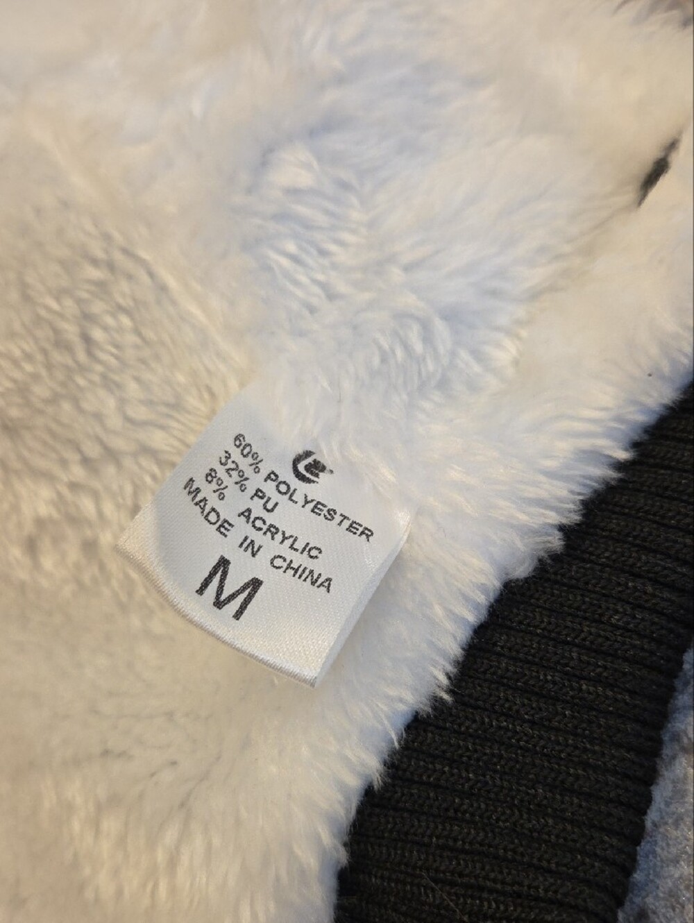 Dogs Faux Fur-Trim Hooded Jacket - Black with Tan Fur - Picture 6 of 10